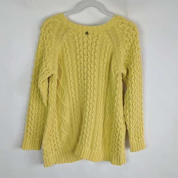Soft Surroundings Cable Knit Sweater Chunky Large Knit - Picture 3 of 6